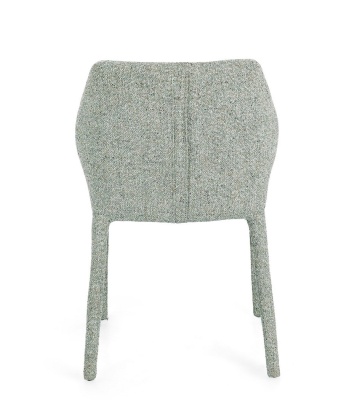 Set de 2 scaune Libby, din oțel și stofă, verde, 50x55x77,5 cm - Img 4