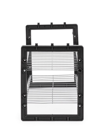 Set de 8 Pantofar cu 2 rafturi, din oțel și PP, negru, 69 x 25 x 31 cm - Img 3
