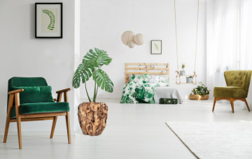 Vaza decorativa din lemn Cetus, natural - Img 3