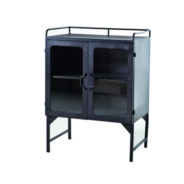 Vitrina din metal Ventana Collection, 2 usi small - Img 2