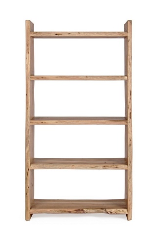 Bibliotecă Eneas din lemn acacia maro 175 cm - Img 3