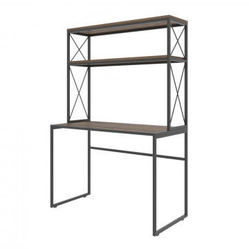 Birou cu etajera din pal melaminat Mercan pin 105 cm