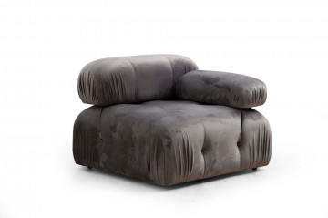Coltar Bubble modular, 3 locuri, gri - Img 4