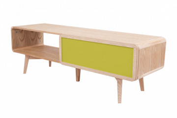 Comoda TV cu lemn de frasin Addison 140 cm