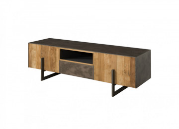 Comoda TV din tec reciclat 167 cm