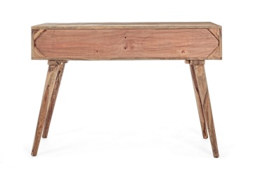 Consolă Kant cu 2 sertare, din lemn de sheesham, finisaj natural, 113x40x77 cm - Img 4