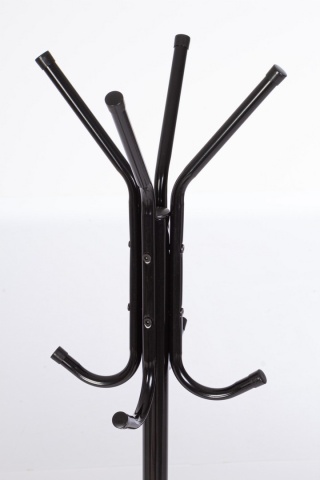 Cuier Jorid, structură din oțel vopsit electrostatic, negru, D 42 cm, H 172 cm - Img 2