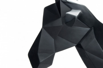 Decoratiune de perete din rasina Giraffe Negru - Img 7