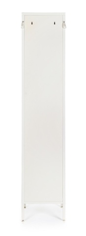 Dulap Cambridge, cu 1 ușă, din oțel, vopsit electrostatic, alb crem, 46x38x185 cm - Img 3