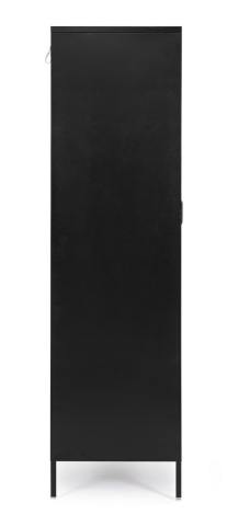 Dulap Cambridge, cu 2 uși, din oțel, vopsit electrostatic, negru, 80x50x185 cm - Img 5