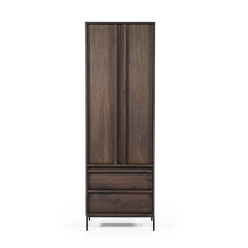 Dulap din lemn de mango Jimmy 60x180 cm maro