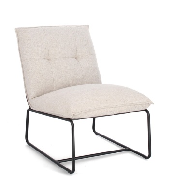 Fotoliu lounge Galene, natural, 60x85.5x72 cm