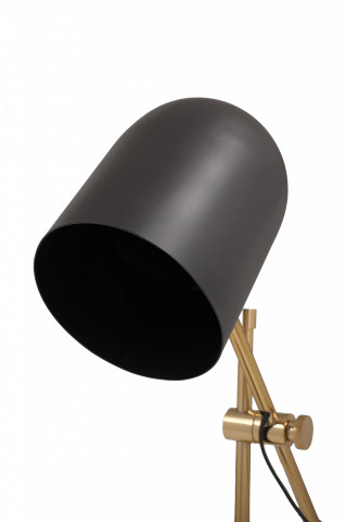 Lampa de birou din otel/alama/fier Celeste, auriu/negru, un bec - Img 3