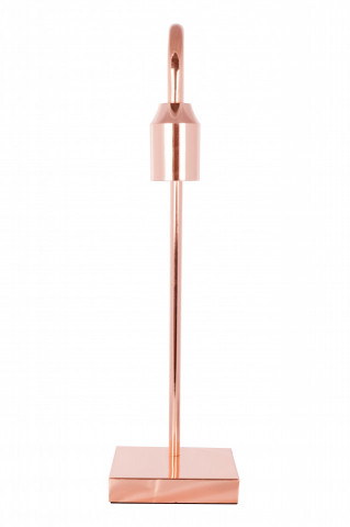 Lampa decoartiva din fier Galileo cupru roz, un bec - Img 3