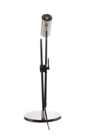 Lampa decorativa din fier Target argintie / neagra, un bec - Img 4