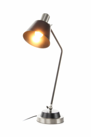 Lampa decorativa din fier Triumph argintie/neagra, un bec - Img 9