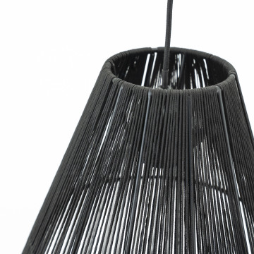 Lustra Aya 34x34x52 cm neagra - Img 2