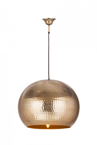 Lustra din fier Bell Large champagne, un bec