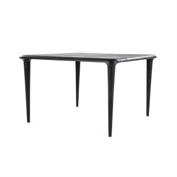 Masa de sufragerie din lemn de mango negru Darcy 120x120 cm - Img 2