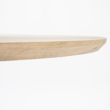 Masa de sufragerie Nola din MDF stejar 130x76 cm - Img 3