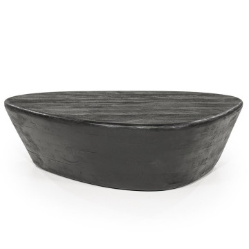 Masuta de cafea din lemn de mango Mila 107x78x30 cm neagra