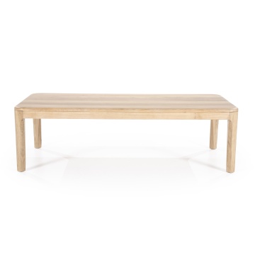 Masuta de cafea Harvey din lemn de stejar 120x60x35 cm
