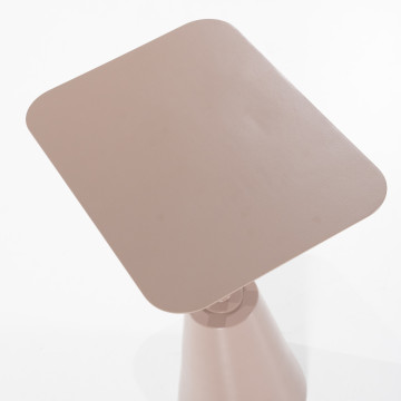 Masuta laterala din metal Gravity roz 40,6x30,5x58,4 cm - Img 3