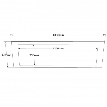 Set consola din pal melaminat si oglinda pin 160x75,6x44,5 cm - Img 3