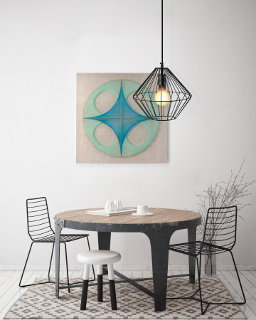 Tablou Happiness 45cm x 45cm - Img 2