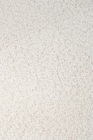 Taburet Dayla, rotund, diametru 45 cm, din poliester cu efect bouclé, crem - Img 5