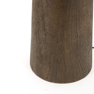 Veioza din lemn de mango maro 162 cm - Img 3