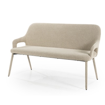 Bancheta Fika din tesatura taupe