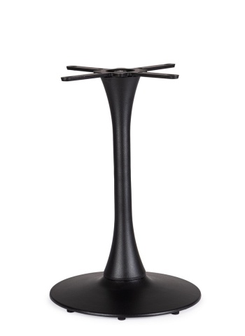 Bază de masă Freya, din fontă și oțel, vopsit electrostatic negru, diametru 53 cm, înălțime 72 cm - Img 2