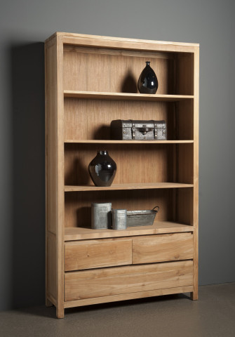 Biblioteca din tec 120x210 cm - Img 2