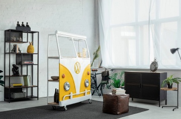 Bibliotecă Roderic din metal si lemn mango 188 cm - Img 6