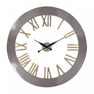 Ceas Derax round silver/gold - Img 2