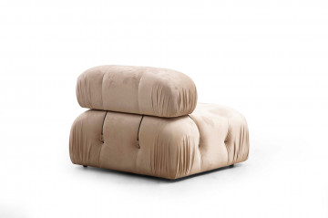Coltar Bubble modular, 3 locuri, crem - Img 5
