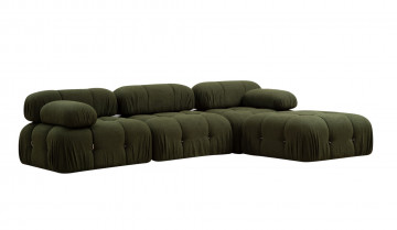 Coltar Bubble modular, 3 locuri, kaki