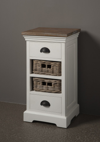 Comoda din tec reciclat 75 cm - Img 2