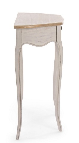 Consolă Clarisse, cu 1 sertar, din lemn de Paulownia, finisaj mat, 80 x 35 x 80 cm - Img 5
