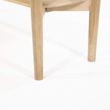 Consola Selbu din lemn de stejar 130x40x75 cm - Img 7