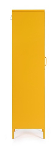 Dulap Cambridge, cu 1 ușă, din oțel, vopsit electrostatic, galben, 46x38x185 cm - Img 5