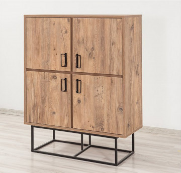 Dulapior din pal melaminat Quantum Solo pin 93x115x36 cm - Img 3