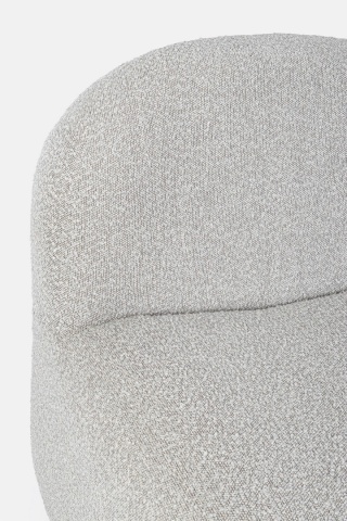 Fotoliu Bassilla Bouclé, Gri, 71 x 69 x 72.5 cm - Img 7