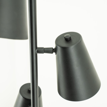 Lampă de podea Cole 34x24x156 cm neagră - Img 2