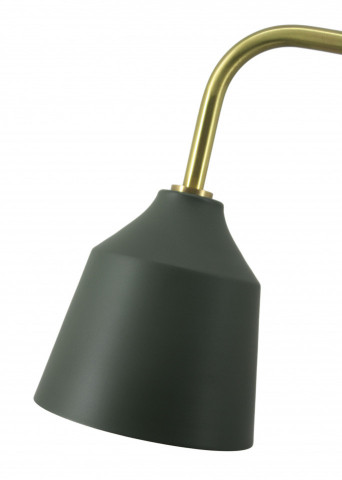 Lampa decorative din fier/cupru Carisa verde army, un bec - Img 3