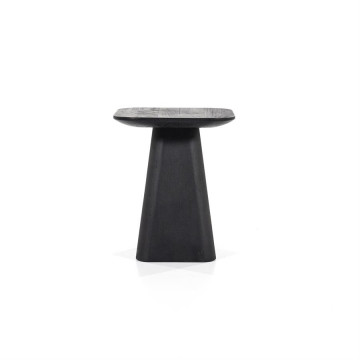 Masuta de cafea din lemn de mango Aron 40x40 cm neagra