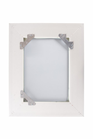 Oglinda dreptunghiulara cu rama din polistiren alba Howard, 49cm (L) x 40cm (L) x 3cm (H) - Img 2