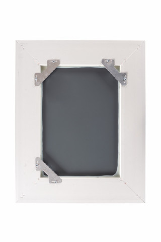 Oglinda dreptunghiulara cu rama din polistiren alba Scott, 45,5cm (L) x 36,5cm (L) x 5,2cm (H) - Img 2