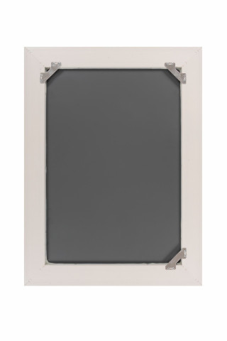Oglinda dreptunghiulara cu rama din polistiren alba Scott, 79,5cm (L) x 59,5cm (L) x 5,2cm (H) - Img 2
